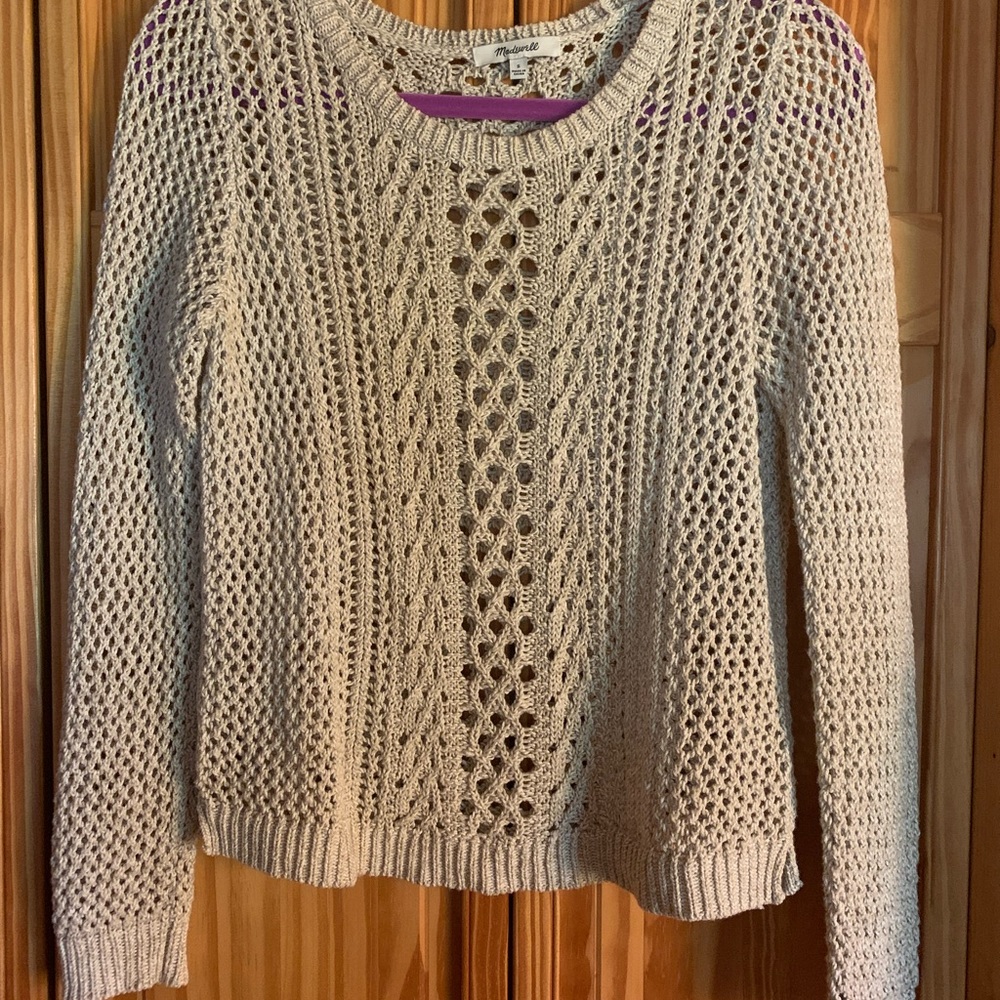 Madewell loose knit cotton sweater